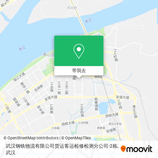 武汉钢铁物流有限公司货运客运检修检测分公司-2栋地图