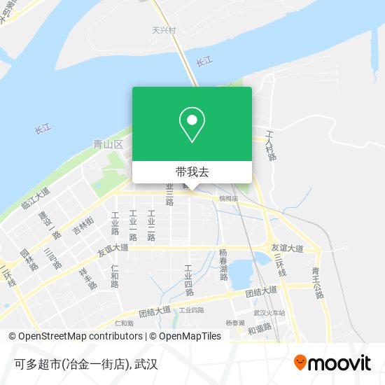 可多超市(冶金一街店)地图