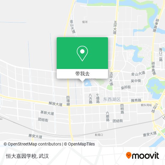 恒大嘉园学校地图