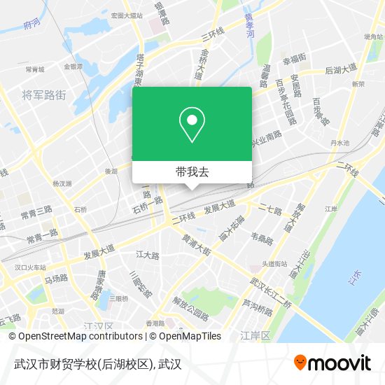 武汉市财贸学校(后湖校区)地图