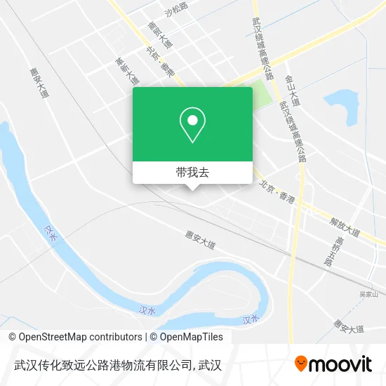 武汉传化致远公路港物流有限公司地图