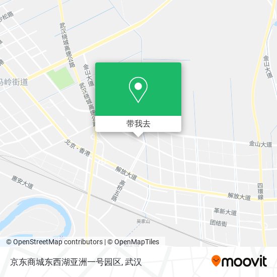 京东商城东西湖亚洲一号园区地图