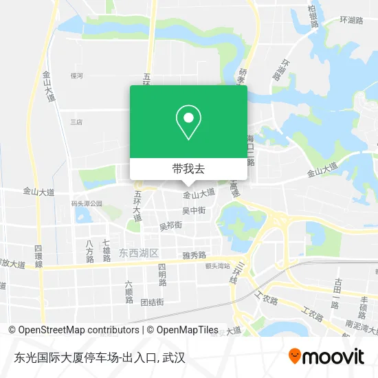 东光国际大厦停车场-出入口地图