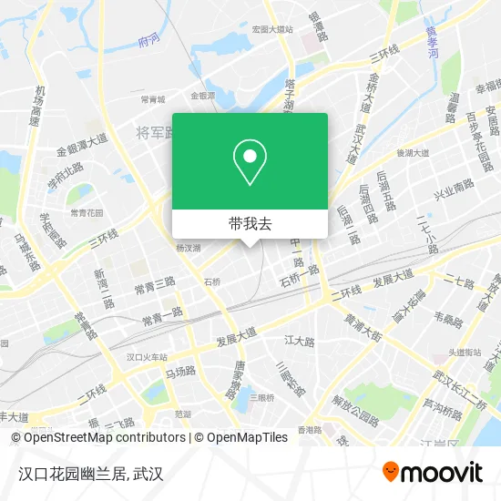 汉口花园幽兰居地图