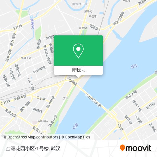 金洲花园小区-1号楼地图