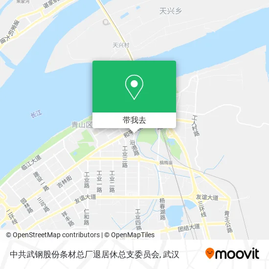 中共武钢股份条材总厂退居休总支委员会地图