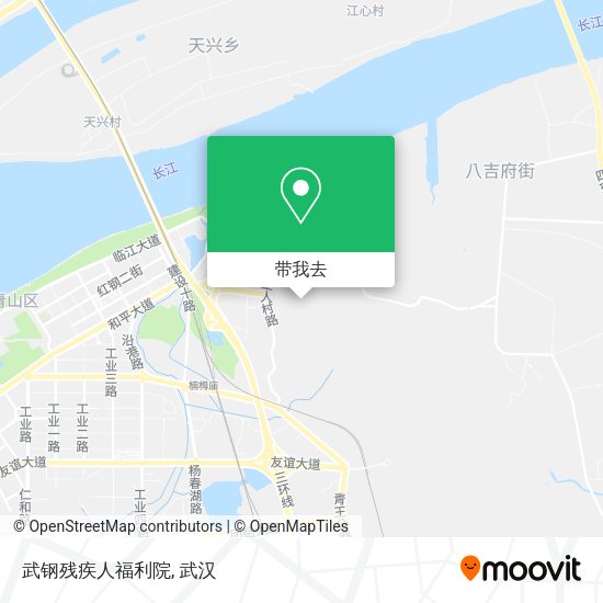 武钢残疾人福利院地图