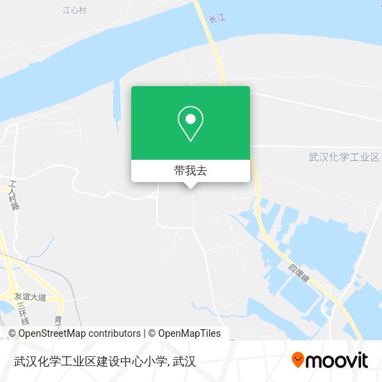 武汉化学工业区建设中心小学地图