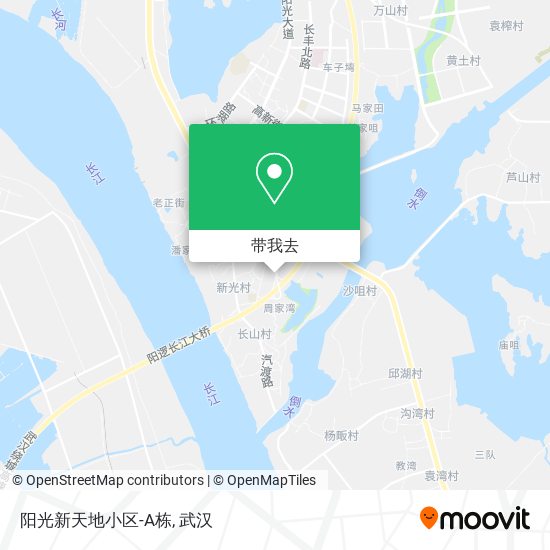 阳光新天地小区-A栋地图