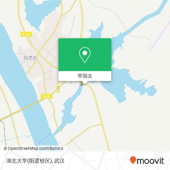 湖北大学(阳逻校区)地图