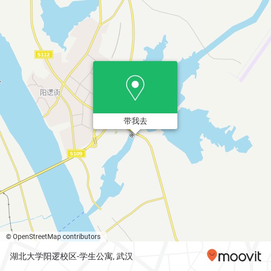 湖北大学阳逻校区-学生公寓地图
