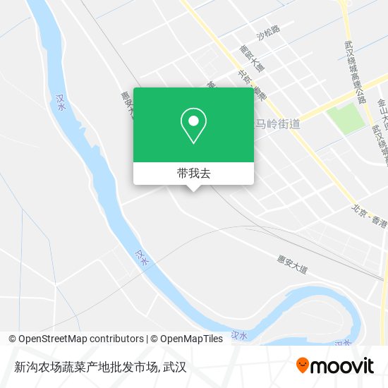 新沟农场蔬菜产地批发市场地图