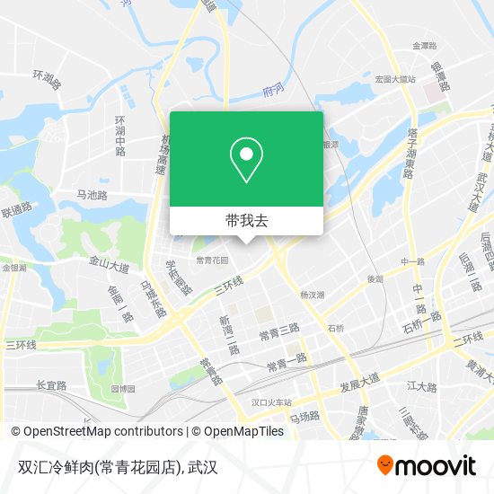 双汇冷鲜肉(常青花园店)地图