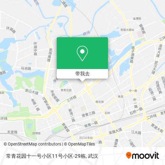 常青花园十一号小区11号小区-29栋地图