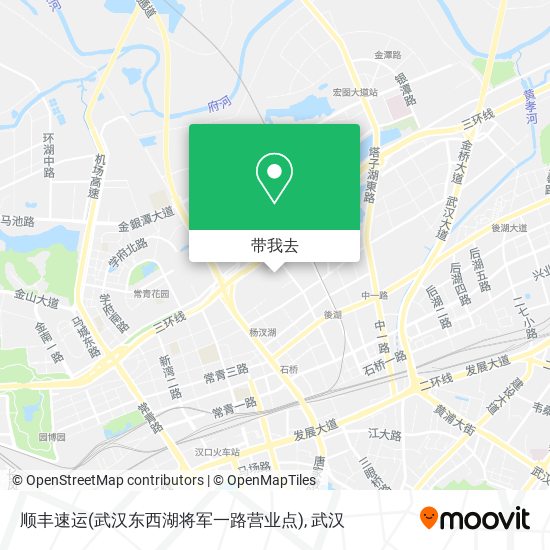 顺丰速运(武汉东西湖将军一路营业点)地图