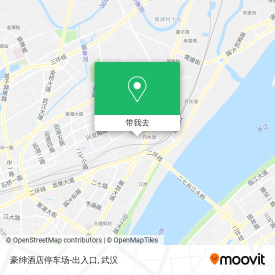 豪绅酒店停车场-出入口地图