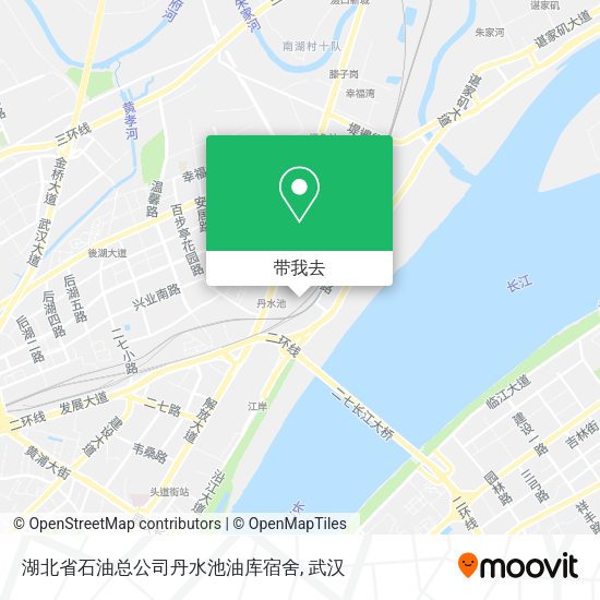 湖北省石油总公司丹水池油库宿舍地图