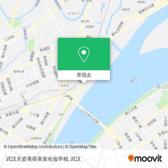 武汉天姿美容美发化妆学校地图