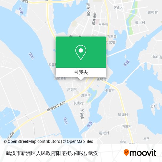 武汉市新洲区人民政府阳逻街办事处地图