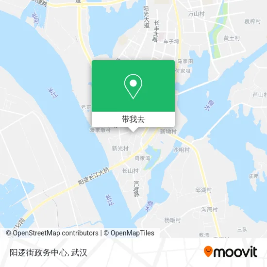 阳逻街政务中心地图