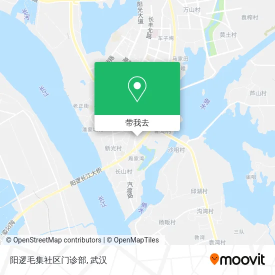 阳逻毛集社区门诊部地图