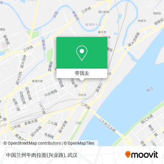 中国兰州牛肉拉面(兴业路)地图