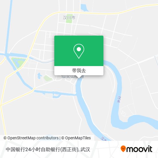 中国银行24小时自助银行(西正街)地图