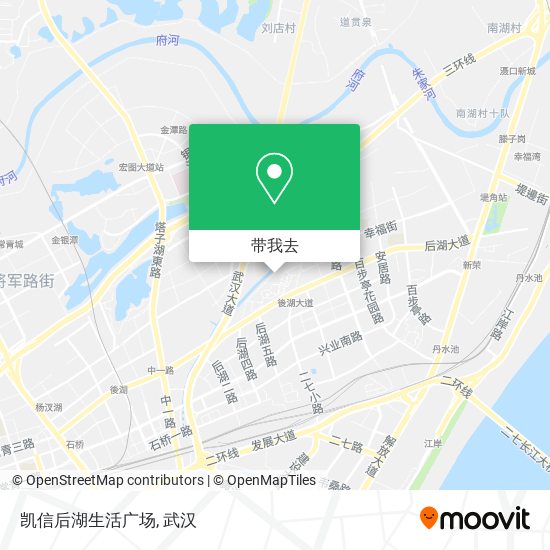 凯信后湖生活广场地图