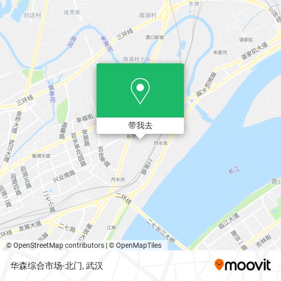 华森综合市场-北门地图