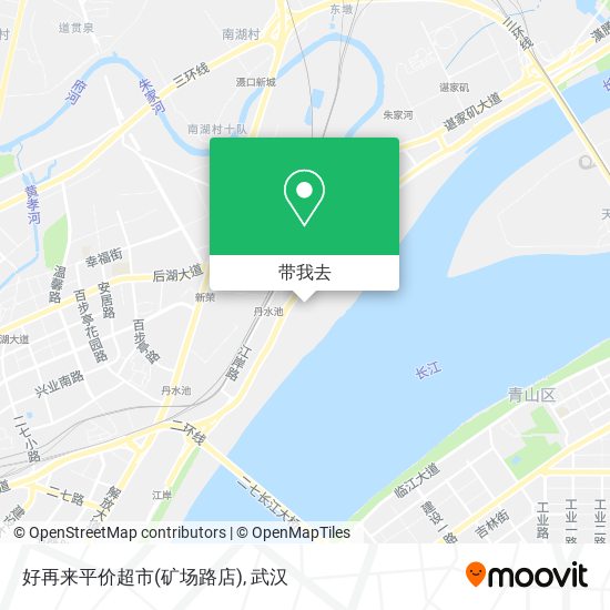 好再来平价超市(矿场路店)地图