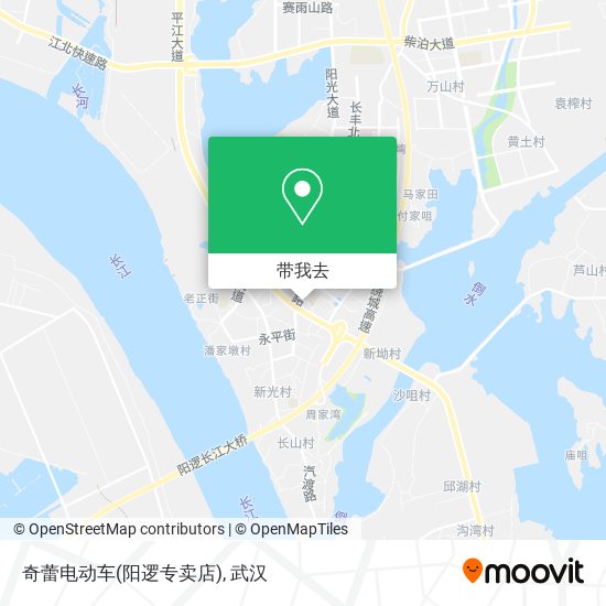 奇蕾电动车(阳逻专卖店)地图