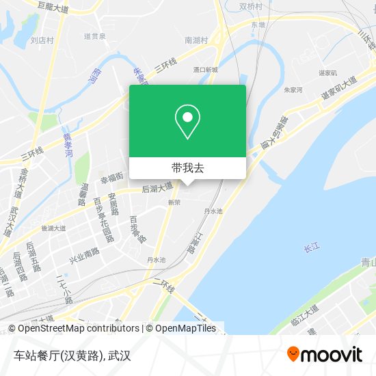 车站餐厅(汉黄路)地图