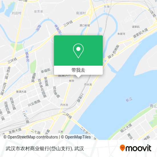 武汉市农村商业银行(岱山支行)地图