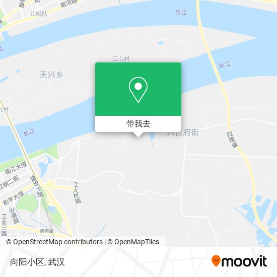 向阳小区地图