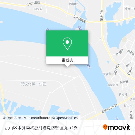 洪山区水务局武惠河道堤防管理所地图