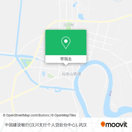 中国建设银行(汉川支行个人贷款分中心)地图