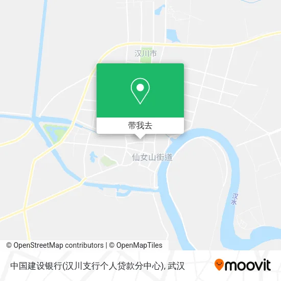中国建设银行(汉川支行个人贷款分中心)地图