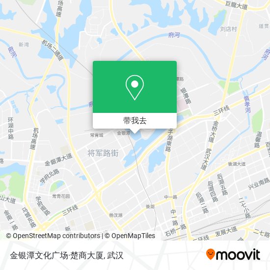 金银潭文化广场·楚商大厦地图