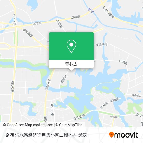金湖·清水湾经济适用房小区二期-4栋地图