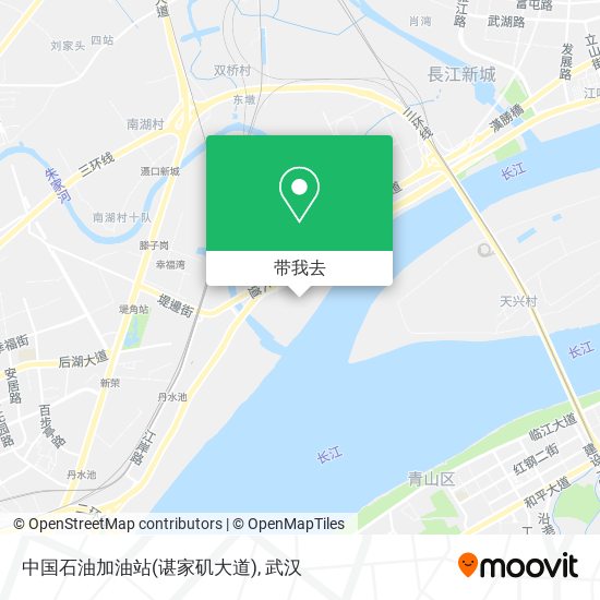 中国石油加油站(谌家矶大道)地图