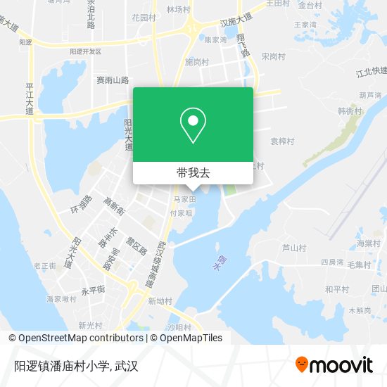 阳逻镇潘庙村小学地图