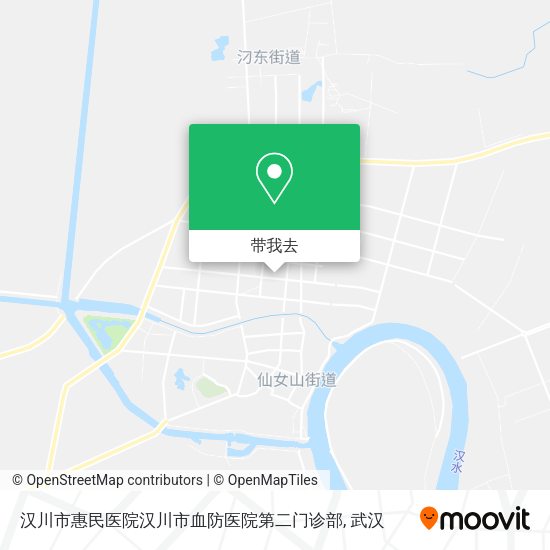 汉川市惠民医院汉川市血防医院第二门诊部地图