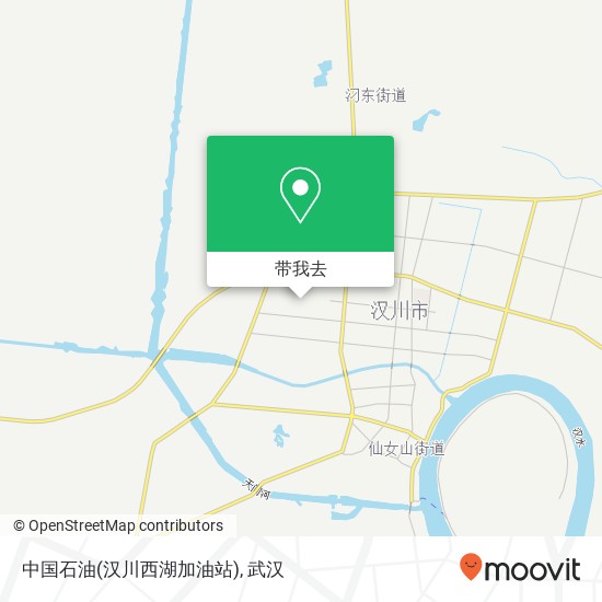 中国石油(汉川西湖加油站)地图