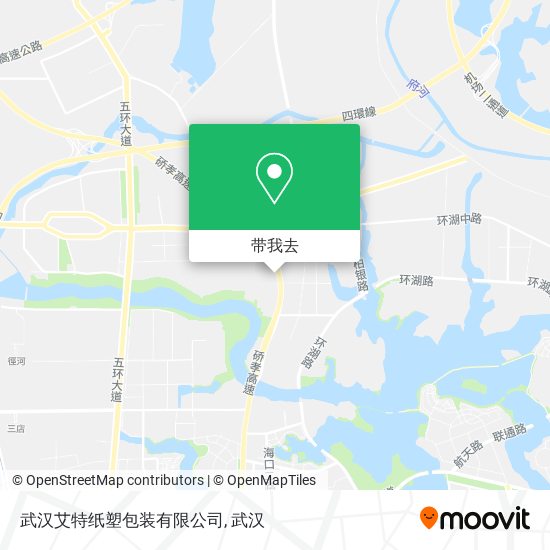 武汉艾特纸塑包装有限公司地图