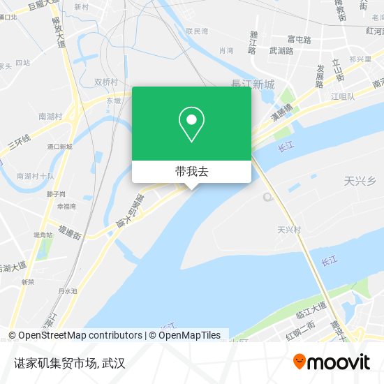 谌家矶集贸市场地图