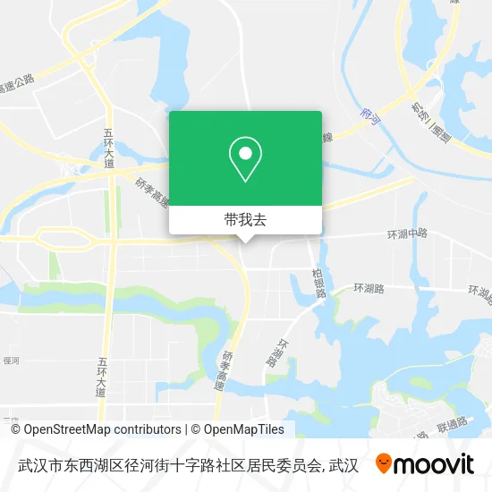 武汉市东西湖区径河街十字路社区居民委员会地图