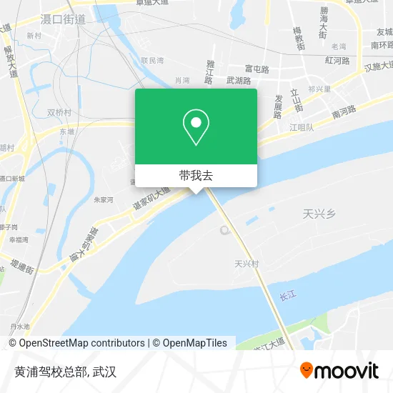 黄浦驾校总部地图