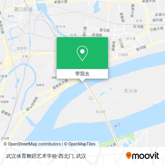 武汉体育舞蹈艺术学校-西北门地图