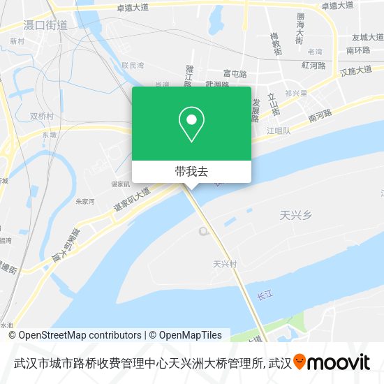 武汉市城市路桥收费管理中心天兴洲大桥管理所地图