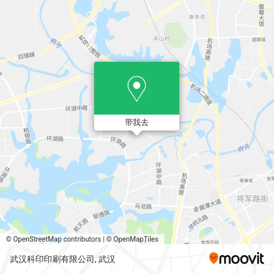 武汉科印印刷有限公司地图